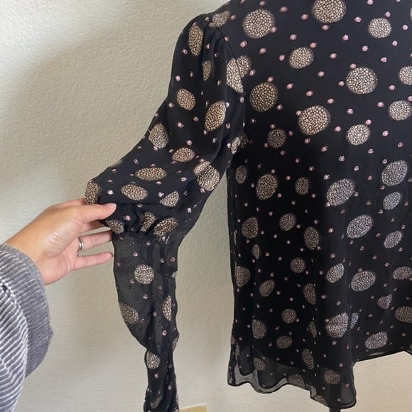 The Kooples Paris $375 Tutti Frutti Silk Top 0012 - Picture 4 of 13